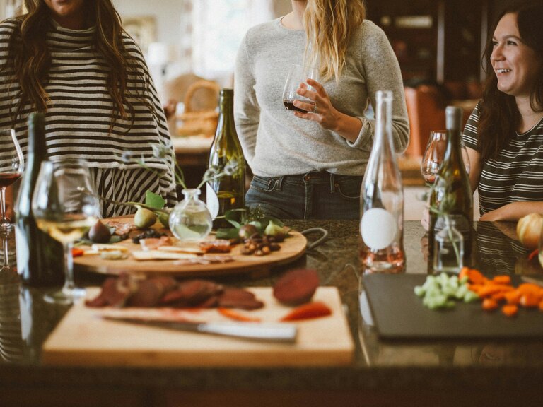 Samen koken met vrienden