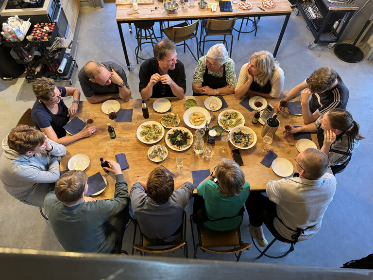 Vergaderen met kookworkshop 1